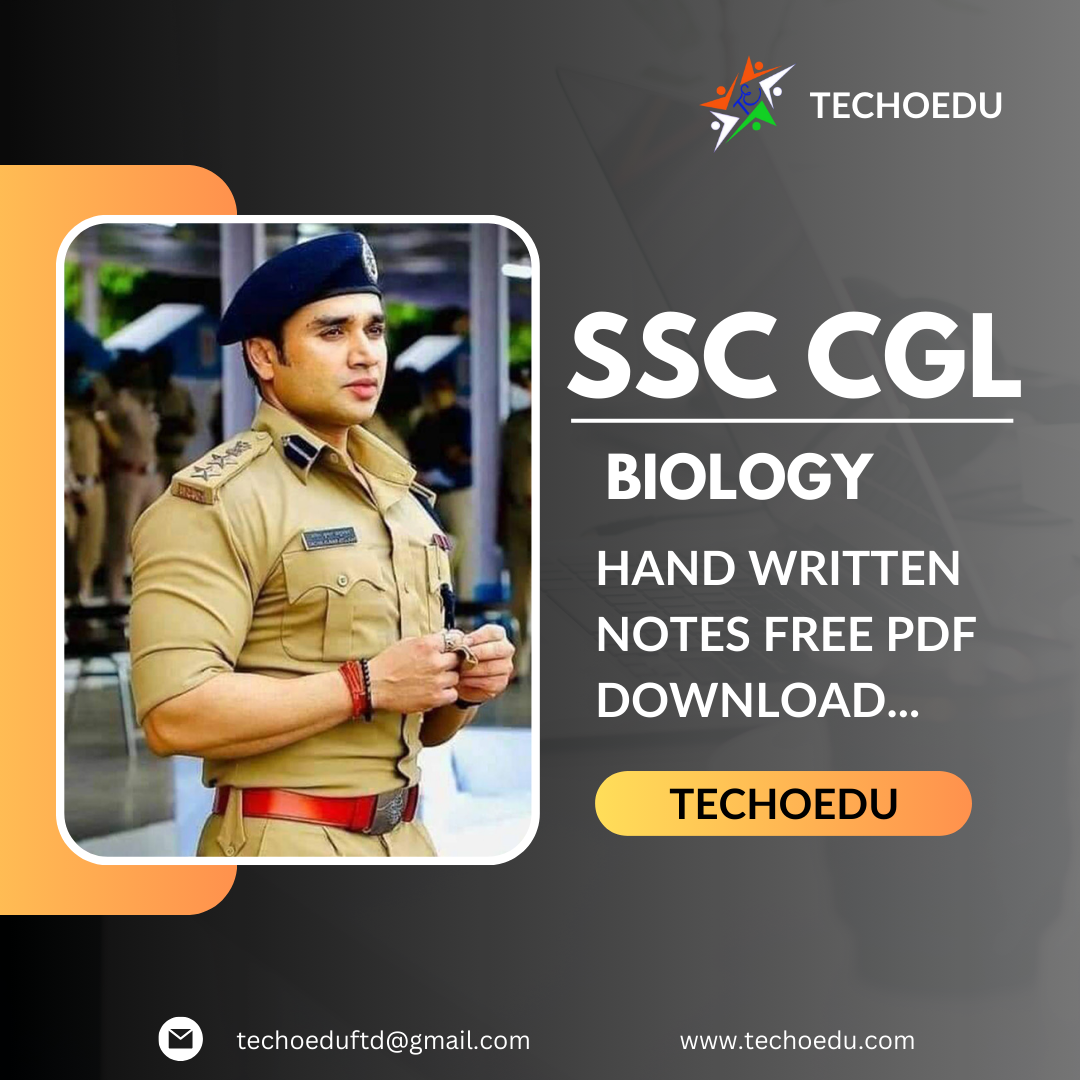 Ssc cgl biology best notes free pdf download